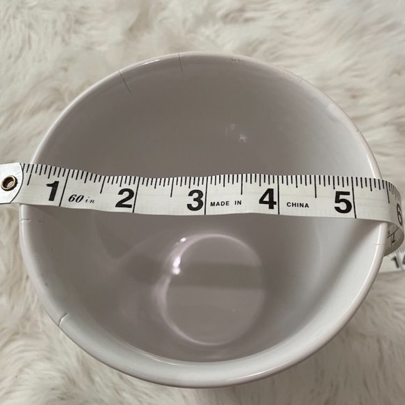 Tall 5" glossy white ceramic planter pot - Picture 10 of 10